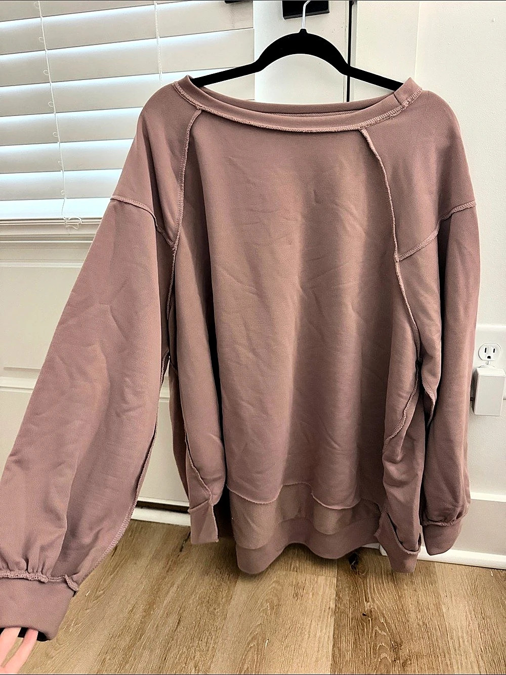 Mauve Long Sleeve Crewneck